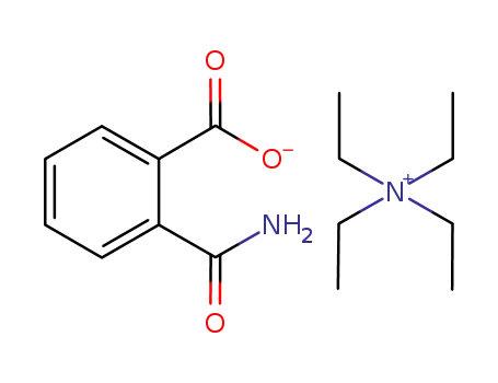 Molecular Structure of 1174574-34-5 (tetraethylammonium 2-(carbamoyl)benzoate)