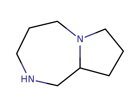 Molecular Structure of 109324-83-6 (octahydro-1H-pyrrolo[1,2-a][1,4]diazepine)