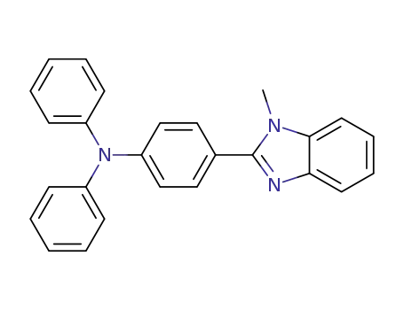 Molecular Structure of 1542275-72-8 (4-(1-methyl-1H-benzimidazol-2-yl)-N,N-diphenylbenzenamine)