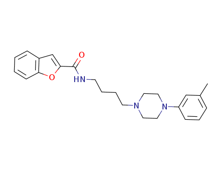 2-Benzofurancarboxamide, N-[4-[4-(3-methylphenyl)-1-piperazinyl]butyl]-