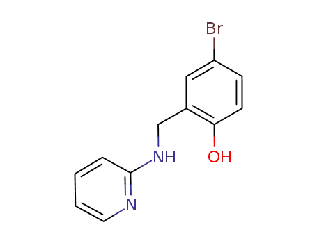 Molecular Structure of 153247-75-7 (4-Bromo-2-[(2-pyridinylamino)methyl]phenol)