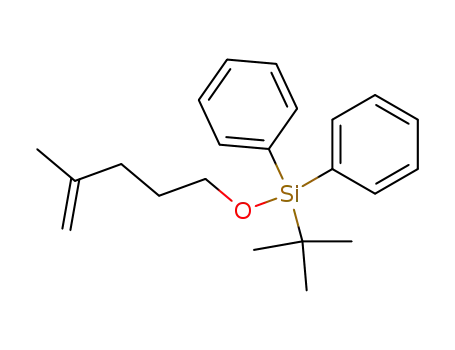 Molecular Structure of 152549-43-4 (tert-butyl(4-methylpent-4-enyloxy)diphenylsilane)