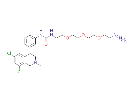 1-(2-(2-(2-(2-azidoethoxy)ethoxy)ethoxy)ethyl)-3-(3-(6,8-dichloro-2-methyl-1,2,3,4-tetrahydroisoquinolin-4-yI)phenyI)urea