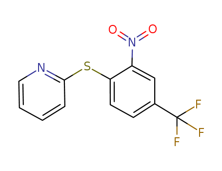 2-NITRO-1-(PYRIDIN-2-YLTHIO)-4-(TRIFLUOROMETHYL)BENZENE