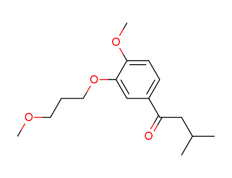 1-(4-methoxy-3-(3-methoxypropoxy)phenyl)-3-methylbutan-1-one