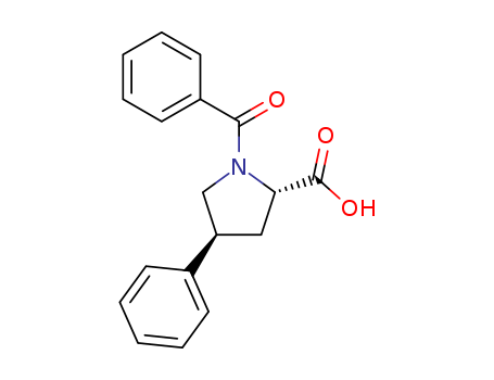 L-Proline,1-benzoyl-4-phenyl-, trans- (9CI)
