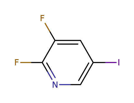 Molecular Structure of 851386-35-1 (5-Iodo-2,3-difluoropyridine)