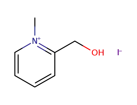 Molecular Structure of 3313-51-7 (Pyridinium, 2-(hydroxymethyl)-1-methyl-, iodide)