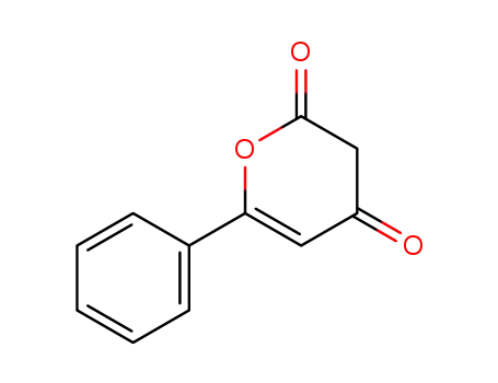 Molecular Structure of 4743-94-6 (2H-Pyran-2,4(3H)-dione, 6-phenyl-)