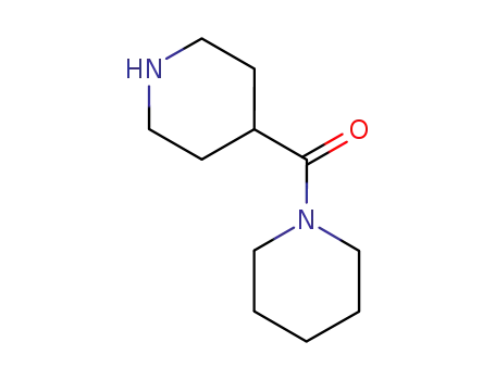Molecular Structure of 63214-58-4 (1-(PIPERIDIN-4-YLCARBONYL)PIPERIDINE)