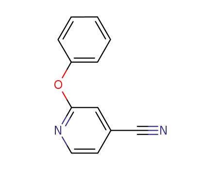 Molecular Structure of 81249-44-7 (2-phenoxyisonicotinonitrile)