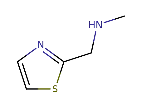 Molecular Structure of 144163-68-8 (N-Methylthiazole-2-methanamine)