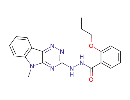 2-propoxy-benzoic acid N'-(5-methyl-5H-1,2,4-triazino[5,6-b]indol-3-yl)-hydrazide