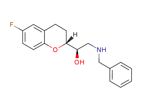 (R)-2-benzylamino-1-((R)-6-fluoro-3,4-dihydro-2H-chromen-2-yl)ethanol
