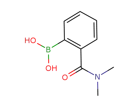 Molecular Structure of 874219-16-6 (2-(N,N-DIMETHYLAMINOCARBONYL)BENZENEBORONIC ACID)