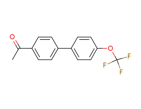 Molecular Structure of 282095-74-3 (1-[4-(trifluoromethoxy)[1,1'-biphenyl]-4-yl-]-1-ethanone)