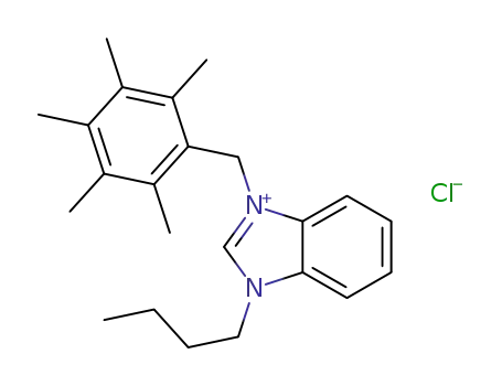 1-(2,3,4,5,6-pentamethylbenzyl)-3-(n-butyl)-benzimidazolium chloride