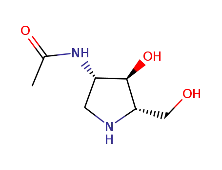 Molecular Structure of 944329-24-2 (2-Acetamido-1,4-imino-1,2,4-trideoxy-L-arabinitol)