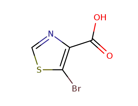 Molecular Structure of 103878-58-6 (5-Bromothiazole-4-carboxylic acid)