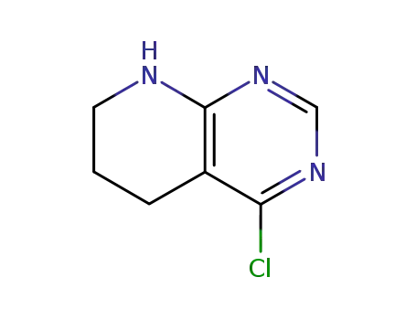 Molecular Structure of 3771-95-7 (Pyrido[2,3-d]pyrimidine, 4-chloro-1,5,6,7-tetrahydro-)