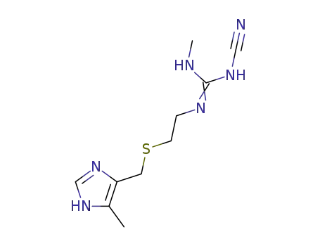 Molecular Structure of 51481-61-9 (Cimetidine)