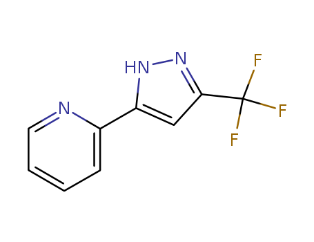 Pyridine, 2-[5-(trifluoromethyl)-1H-pyrazol-3-yl]-(3974-71-8)