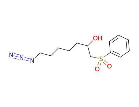 Molecular Structure of 1346434-25-0 (1-(phenylsulfonyl)-7-azido-2-heptanol)