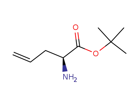 Molecular Structure of 163210-82-0 ((S)-2-Amino-4-pentenoic acid t-butyl ester)