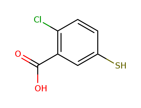 Benzoic acid, 2-chloro-5-mercapto-