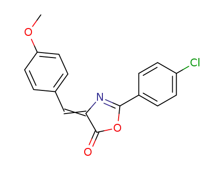 5(4H)-Oxazolone, 2-(4-chlorophenyl)-4-[(4-methoxyphenyl)methylene]-