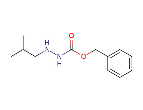 Molecular Structure of 135942-00-6 (Hydrazinecarboxylic acid, 2-(2-methylpropyl)-, phenylmethyl ester)