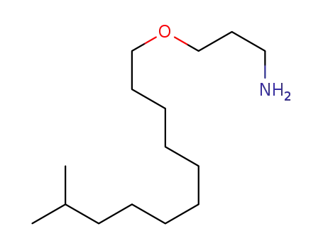 Molecular Structure of 138910-37-9 (1-Propanamine, 3-[(10-methylundecyl)oxy]-)