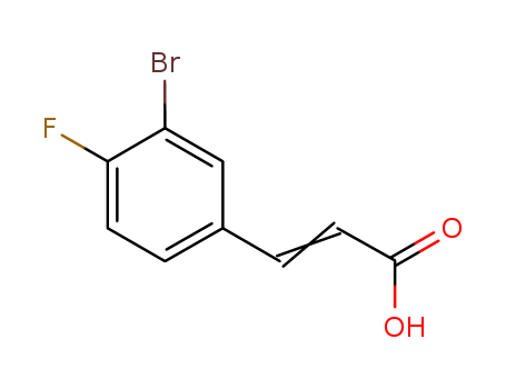 3-Bromo-4-fluorocinnamic acid cas no. 160434-49-1 98%