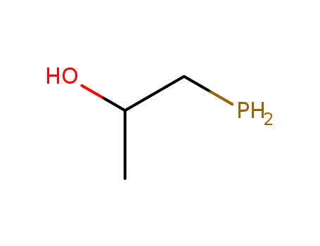 Molecular Structure of 6704-12-7 (2-Propanol,1-phosphino- (6CI,8CI,9CI))