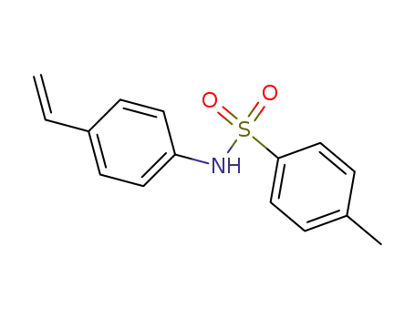 Molecular Structure of 63740-30-7 (Benzenesulfonamide, N-(4-ethenylphenyl)-4-methyl-)