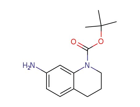 Molecular Structure of 351324-70-4 (tert-butyl 7-amino-3,4-dihydroquinoline-1(2H)-carboxylate)