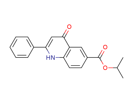 6-Quinolinecarboxylic acid, 1,4-dihydro-4-oxo-2-phenyl-, 1-methylethyl  ester