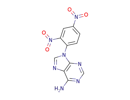 Molecular Structure of 136112-73-7 (9-(2,4-DINITROPHENYL)ADENINE)