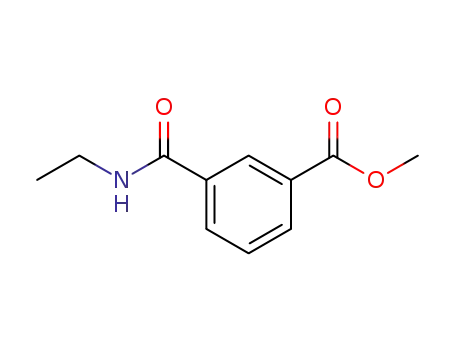 Molecular Structure of 126926-40-7 (methyl 3-(ethylcarbamoyl)benzoate)