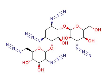 Molecular Structure of 1268528-26-2 (pentaazidokanamycin B)