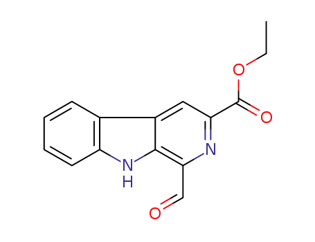 Molecular Structure of 1356545-79-3 (1-formyl-3-ethoxycarbonyl-β-carboline)