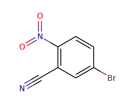 Molecular Structure of 89642-50-2 (5-BROMO-2-NITROBENZONITRILE)
