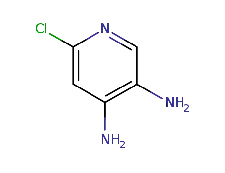 Molecular Structure of 89182-17-2 (6-CHLORO-3,4-PYRIDINEDIAMINE)
