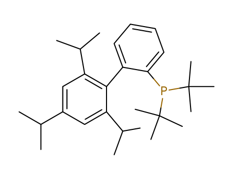 564483-19-8,2-Di-tert-butylphosphino-2',4',6'-triisopropylbiphenyl,Phosphine, bis(1,1-dimethylethyl)[2',4',6'-tris(1-methylethyl)[1,1'-biphenyl]-2-yl]-;