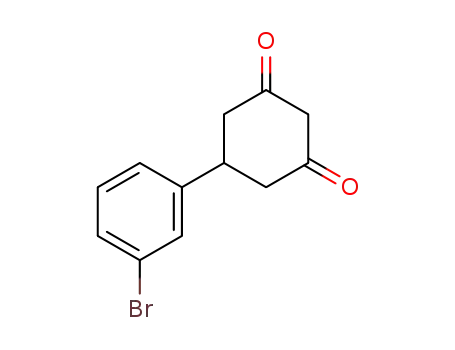 Molecular Structure of 144128-71-2 (5-(3-BROMO-PHENYL)-CYCLOHEXANE-1,3-DIONE)