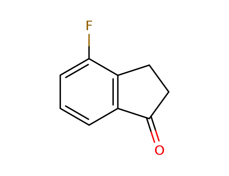 Molecular Structure of 699-99-0 (4-Fluoro-1-indanone)