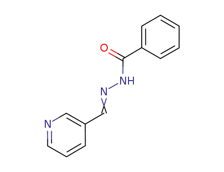 Molecular Structure of 1215-53-8 (3-pyridylformaldehyde benzoylhydrazone)