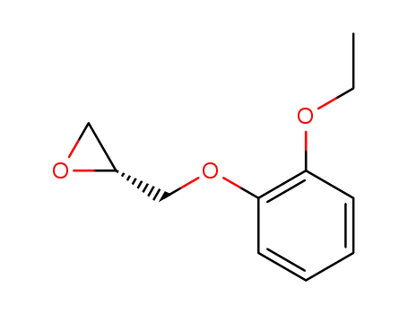 Molecular Structure of 139067-94-0 (Oxirane, [(2-ethoxyphenoxy)methyl]-, (R)-)