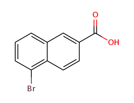 Molecular Structure of 1013-83-8 (5-BROMO-2-NAPHTHOIC ACID)