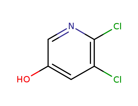 Molecular Structure of 110860-92-9 (2,3-Dichloro-5-hydroxypyridine)